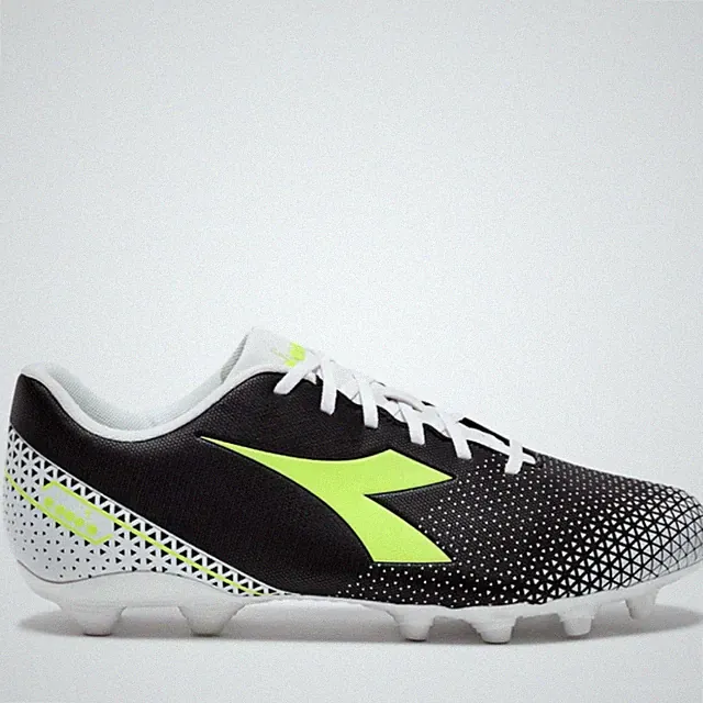 Diadora Pichichi 6 MG14 Soccer Cleats Mens Black Firm Ground Athletic Shoes