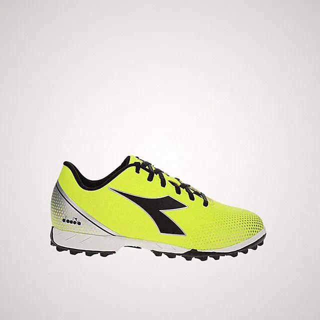 diadora Pichichi 7 Turf Soccer Cleats Youth Boys Yellow Sneakers Athletic Shoes