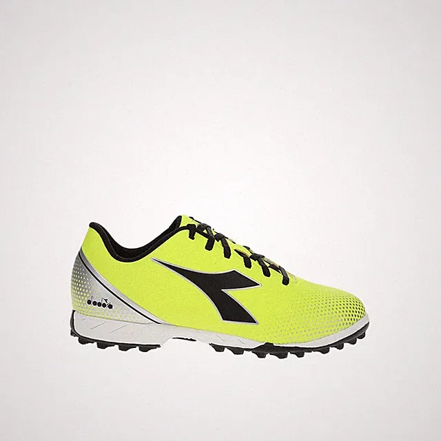 diadora Pichichi 7 Turf Soccer Youth Boys Yellow Sneakers Athletic Shoes 180717