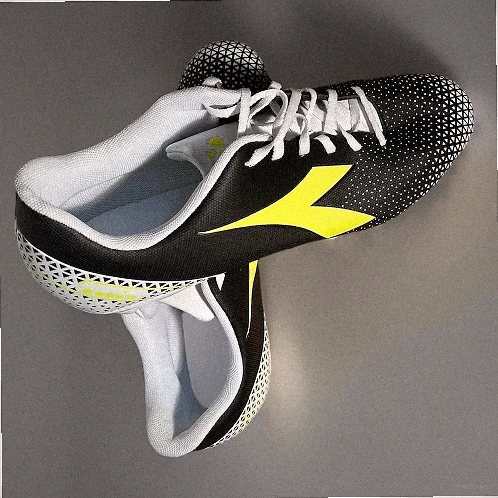DIADORA Pichichi Cleats New Boxed Men 11 Black Soccer Shoes Brasil New