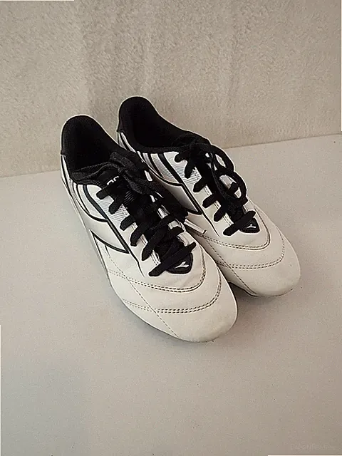 Diadora Youth Cleat White/Multi Size US 5