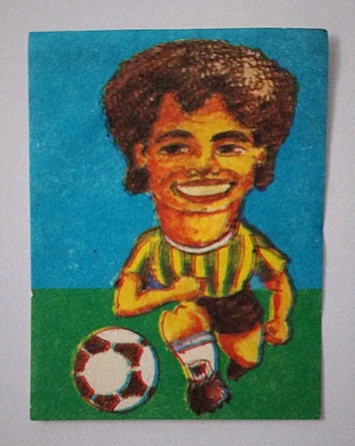 Diego Maradona Argentina Vintage 1982 Gran Match Cartoon Card Rare #12