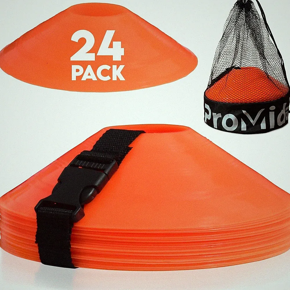Disc Soccer Cones for Training 200 100 50 Count Kids Sports