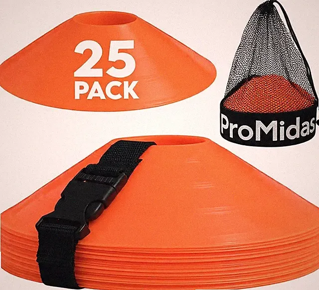 Disc Soccer Cones for Training Kids Sports Practice Football Basketball Drills
