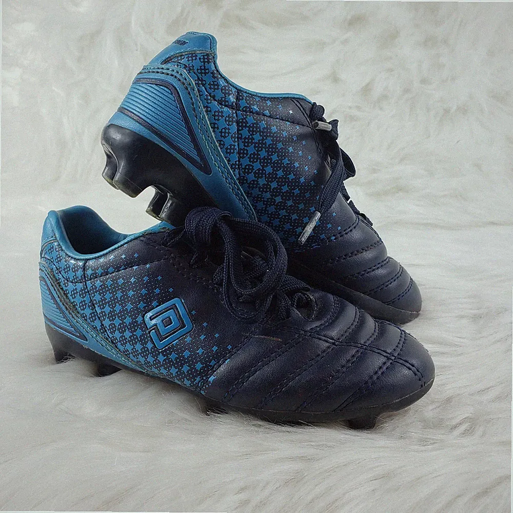 DREAM PAIRS Black Blue Little Kids Toddler Soccer Cleats Size US 10 EUR 27