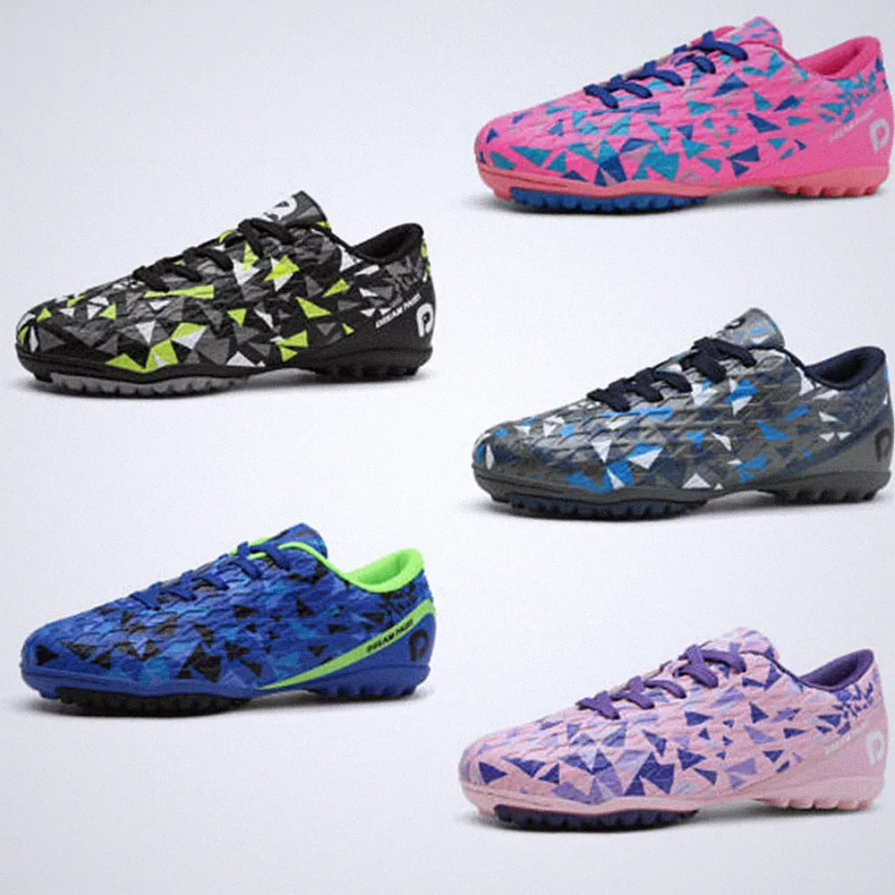 DREAM PAIRS Boys Soccer Shoes Youth Athletic Shoes Outdoor Indoor Football Shoes