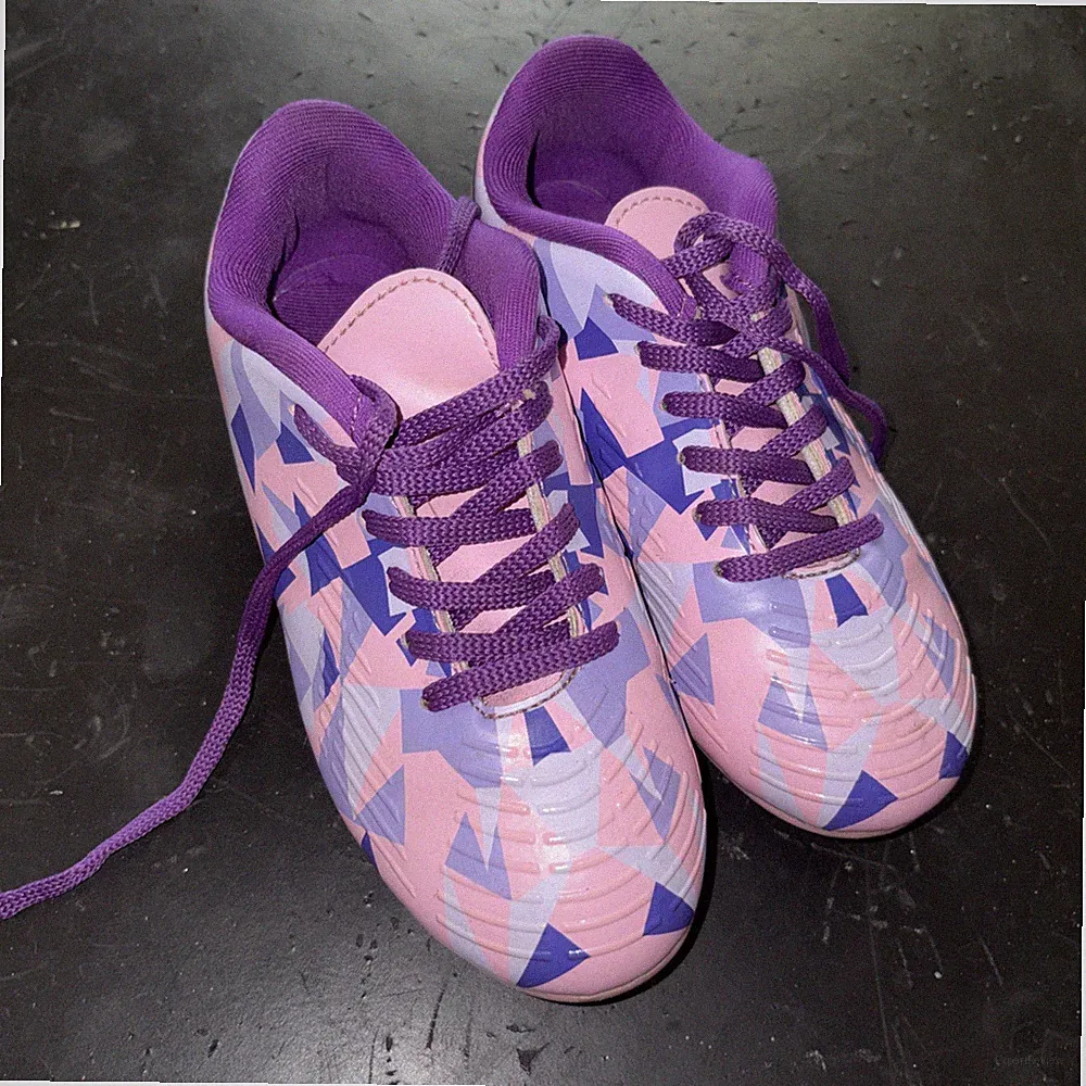 Dream Pairs Girls Soccer Cleats Pink Purple Euro 30