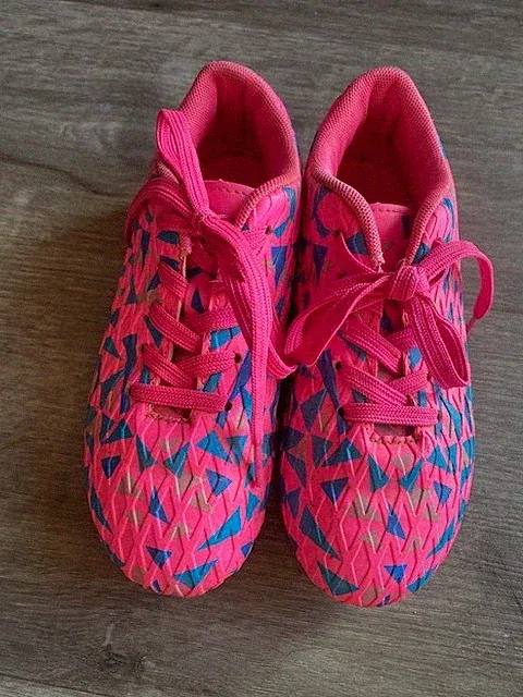 Dream Pairs HZ19003K Pink/Blue Lace Up Soccer Cleats Girls Size 1 Free Shipping