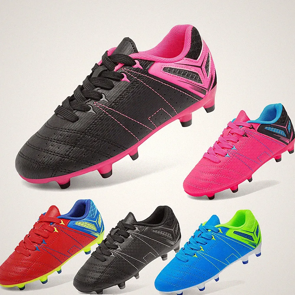 DREAM PAIRS Kids Girls Boys Soccer Shoes Outdoor Soccer Cleats Shoes Trainers