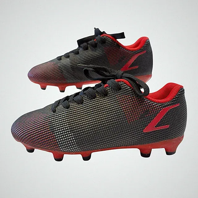Dream Pairs Kids Size 13 Youth Soccer Cleats Shoes Boys Girls Athletic Red Black
