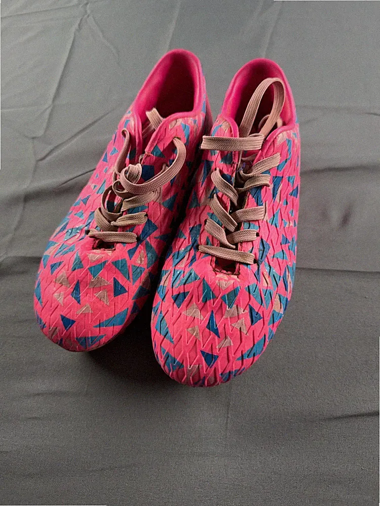 Dream Pairs Kids Soccer Cleats Size 3 Pink Royal Blue HZ19003K Girls Youth