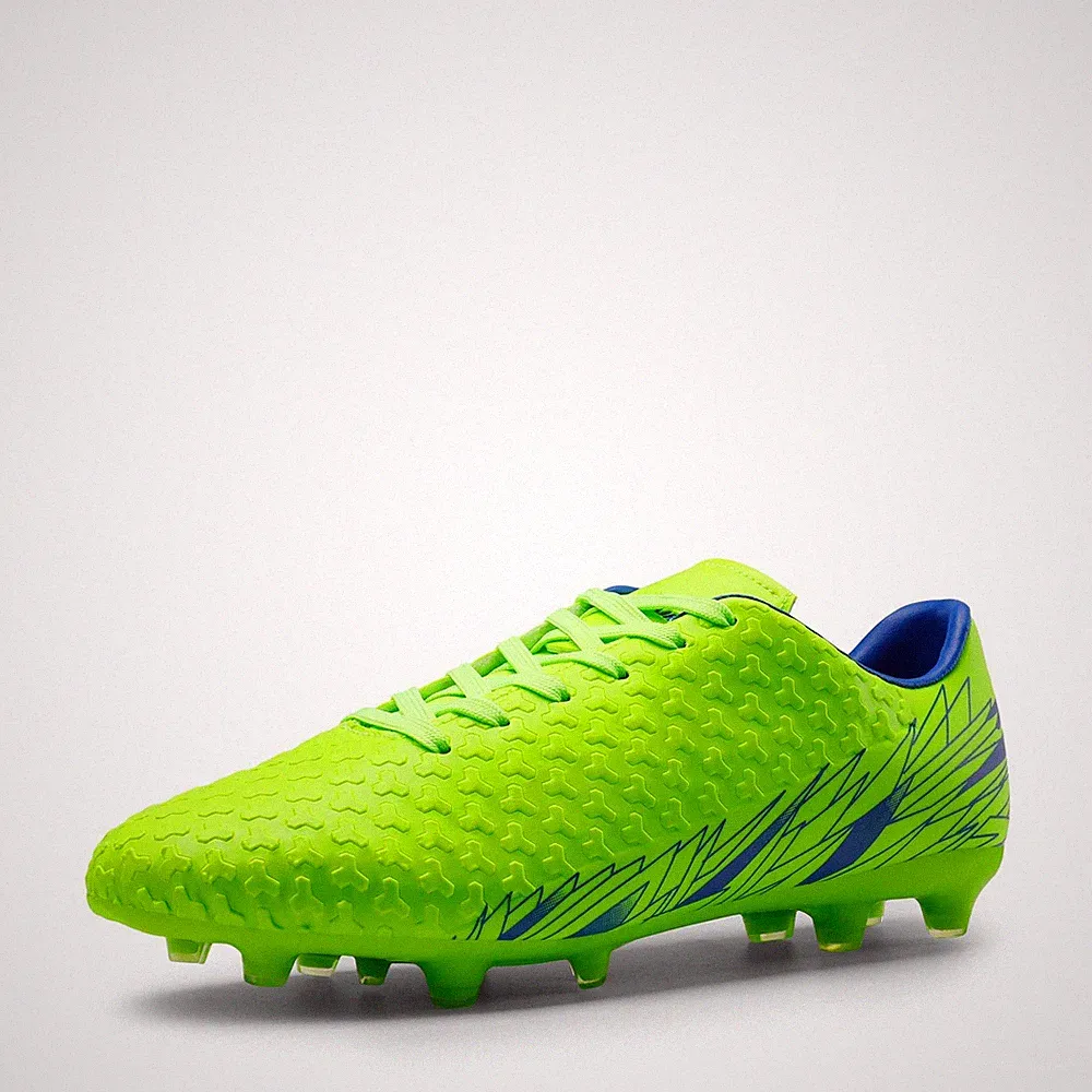 DREAM PAIRS Men's Firm Ground Soccer Cleats Shoes 7 Neon/Green/Royal