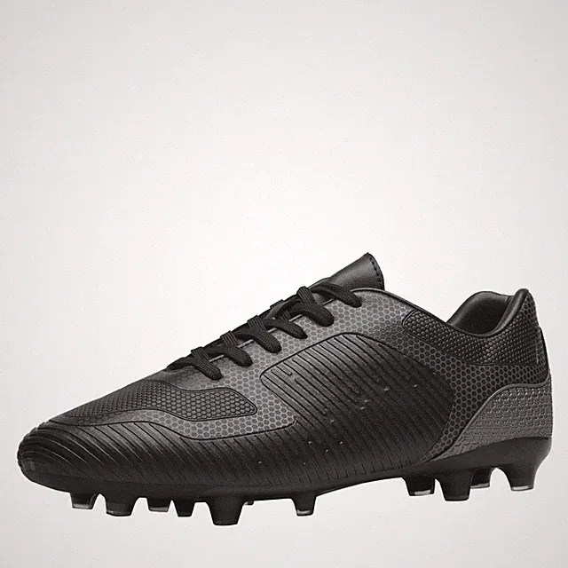 DREAM PAIRS Men‘s Firm Ground Soccer Cleats Soccer Shoes 13 Black/Grey