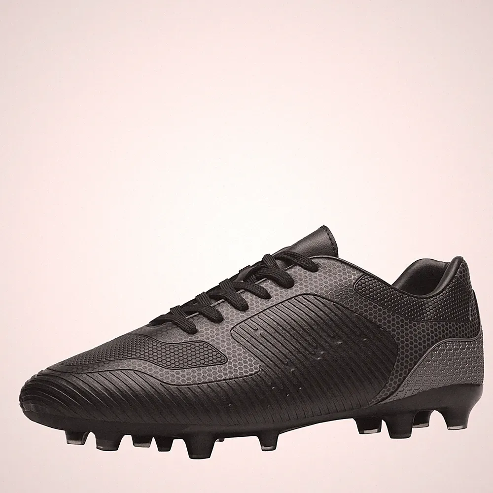 DREAM PAIRS Men's Firm Ground Soccer Cleats Soccer Shoes,Size 7,Black/Grey,SU...