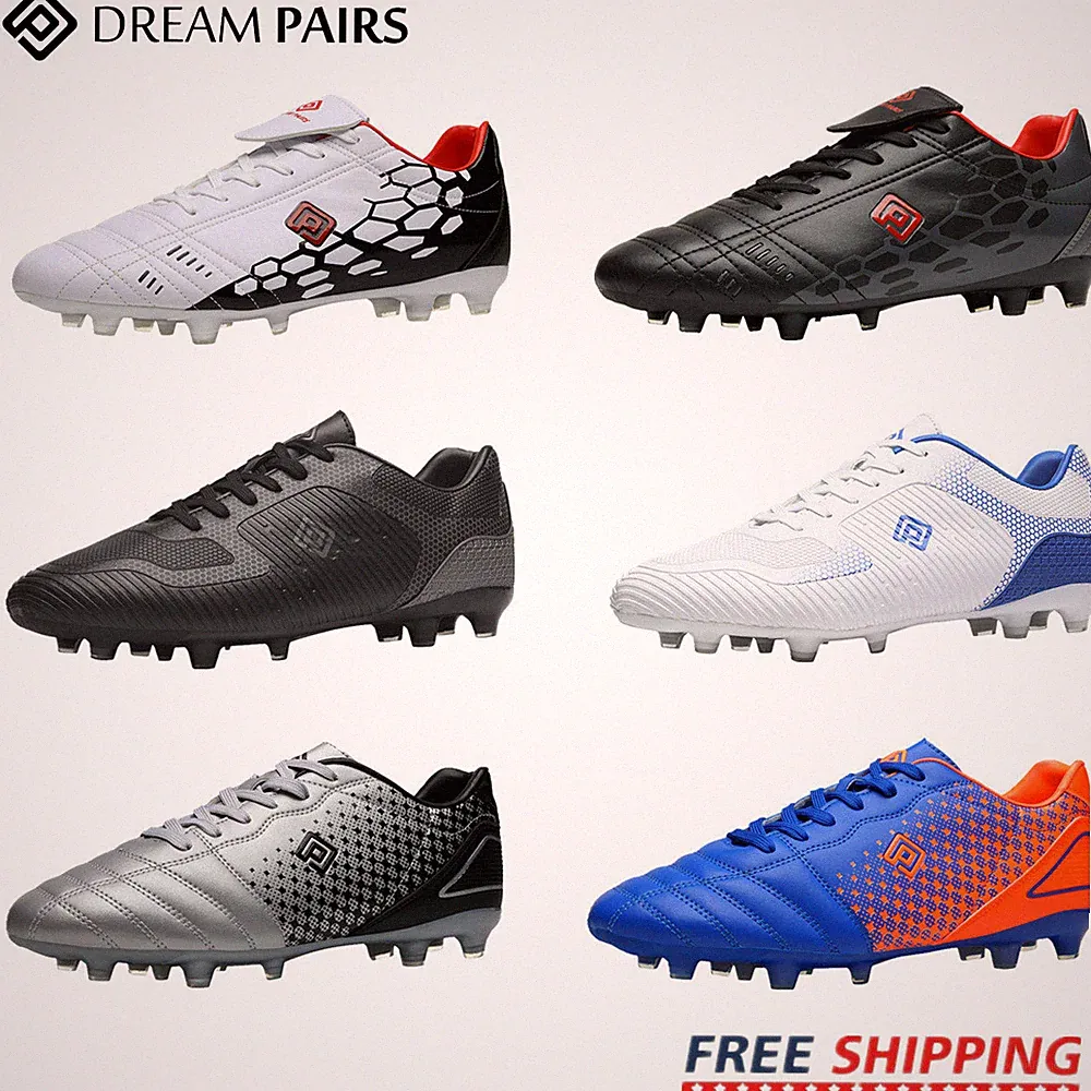 DREAM PAIRS Men's Soccer Cleats Outdoor Football Shoes Firm Ground Soccer Shoes