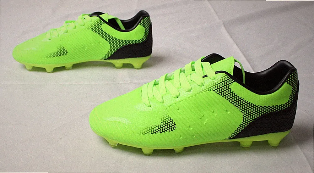 Dream Pairs Men's Super Flight Soccer Cleats AC2 Neon Green Size US:8.5 EU:41.5