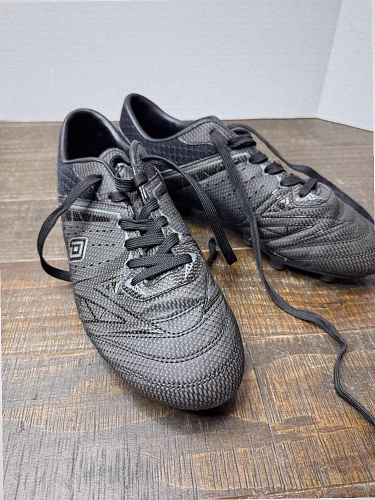 Dream Pairs Mens Soccer Cleats Size 9 Black Dark Gray 160859-M
