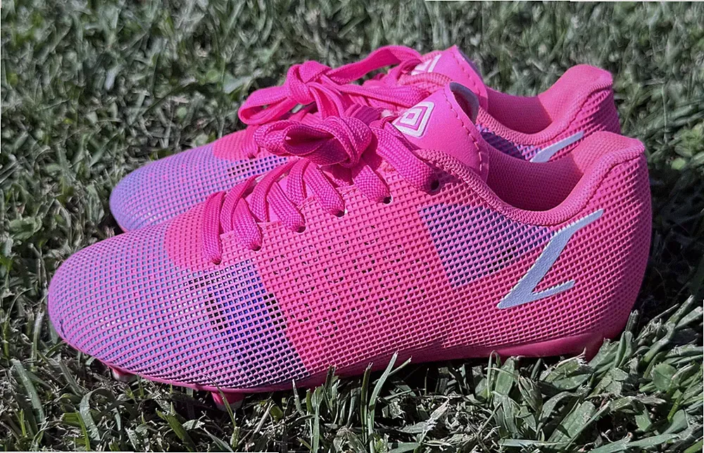 Dream Pairs Shoes Kids Size 2 Pink Soccer Cleats SDSO224K Athletic Spikes