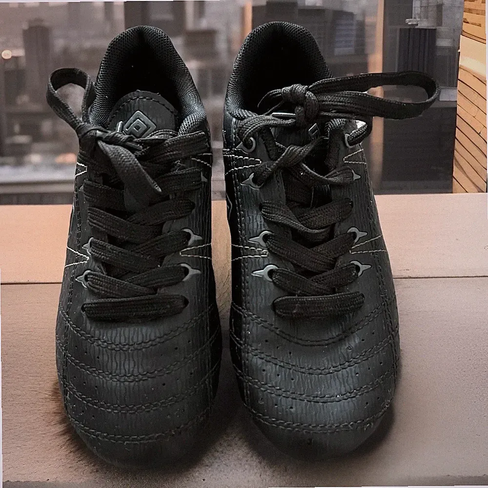 Dream Pairs Toddler Girls Youth Soccer Cleats Shoes Black Size 13