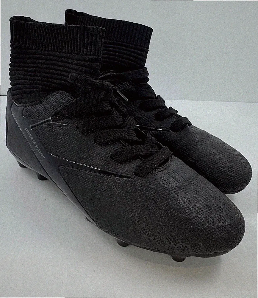 Dream Pairs Youth Boys High Top Soccer Cleats Outdoor Football Soccer Sz US 4