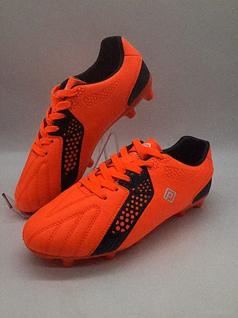 Dream Pairs Youth Orange & Black Comfort Soccer Cleats Youth Sz. 4