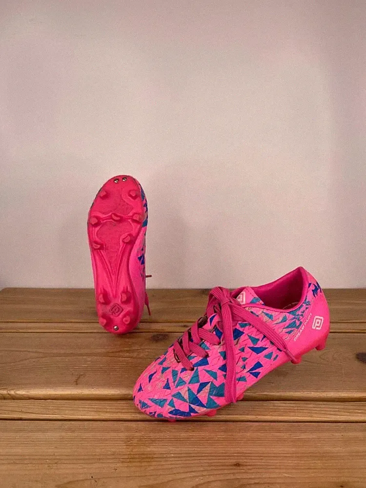 Dream Pairs Youth Soccer Cleats Size 13 Pink/Blue FG ⚽