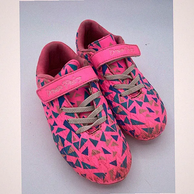Dream Pairs Youth Soccer Cleats Sz 13 Unisex Pink Blue Kids Football