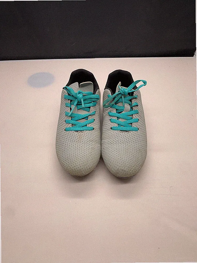 DSG Kids Unisex Speed Viper Soccer Cleats Shoes Gray Teal Size 1.5