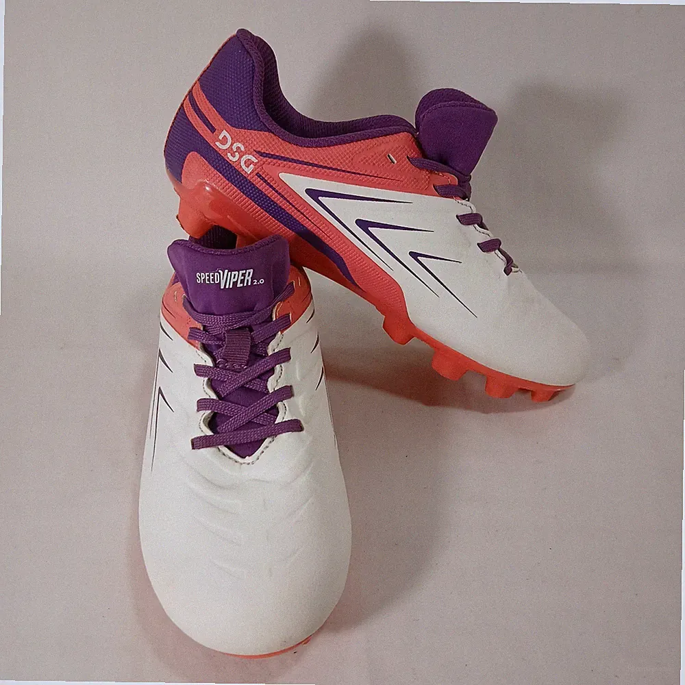 DSG Speed Viper Girls Soccer Shoes/Cleats-Pink/Purple/White Youth/Kids Size 2.5