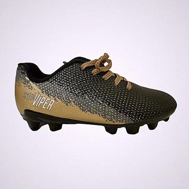 DSG Speed Viper Soccer Cleats Kids Size 12K Black Gold DSGYP21-BLK