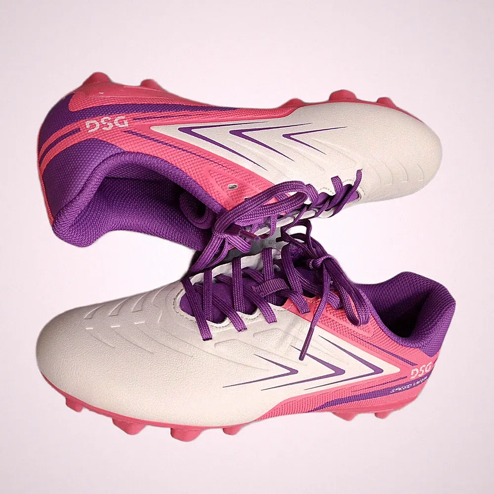 DSG Speed Viper Soccer Cleats Youth US 3.5 Multi Synthetic Lace Up DSG24YSC-PNK