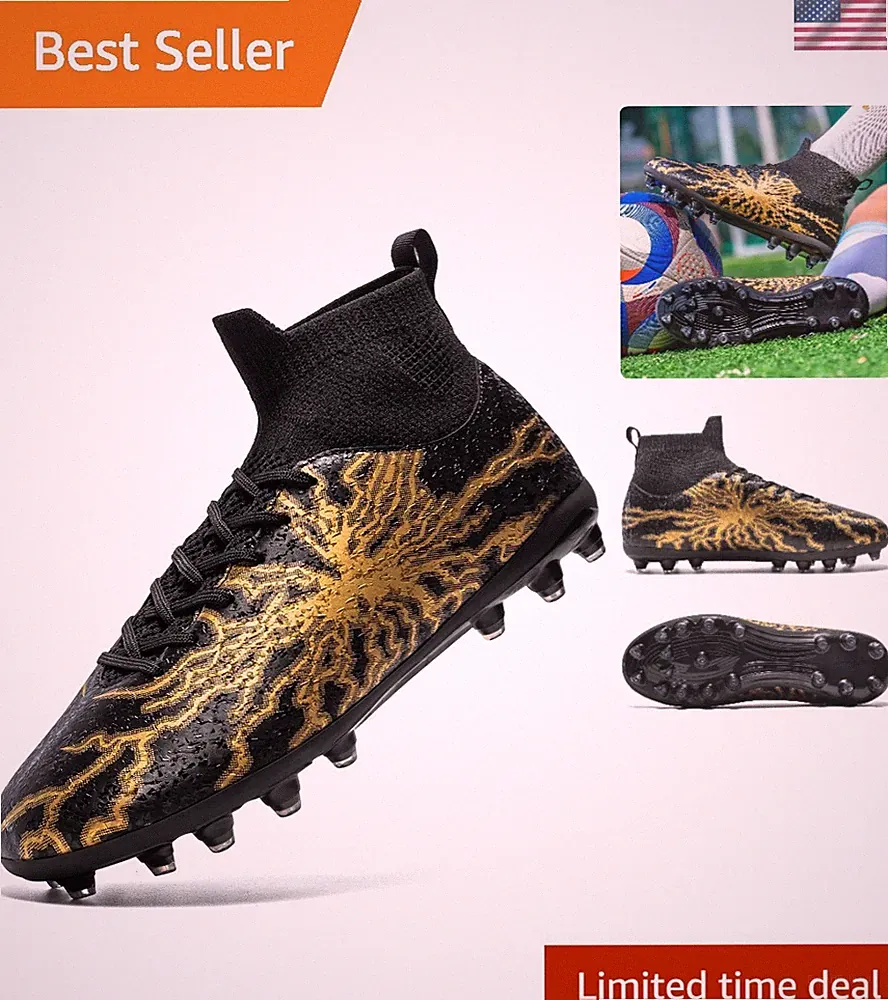 Durable Anti-Slip Soccer Cleats for Children - Perfect for Training & Matches