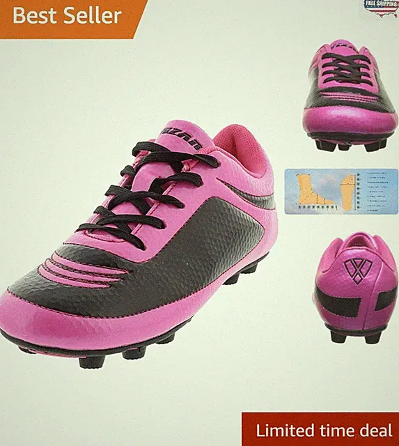 Durable Kids Soccer Cleats for Boys & Girls – Lightweight Firm Ground Cleats
