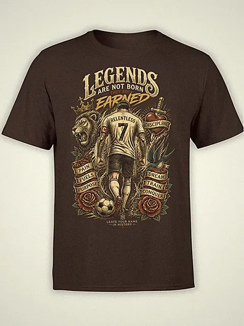 Earned Legend Soccer T-Shirt | Unisex