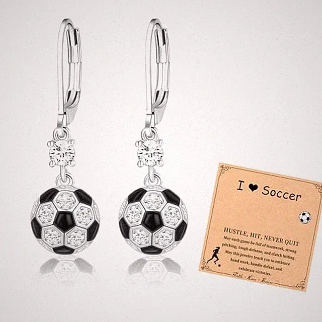 Earrings for Women 2026 Volleyball/Soccer Drop Sport Earrings for Game Day