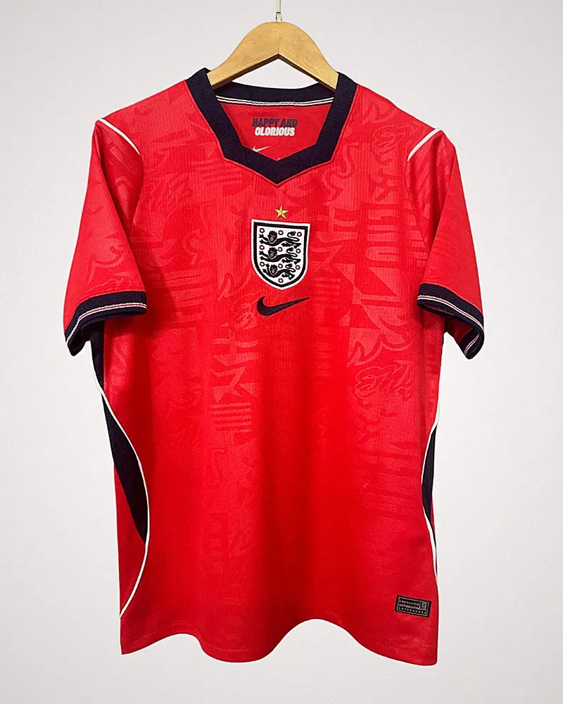 England Style Soccer Jersey Fan Shirt Unisex Adult Top