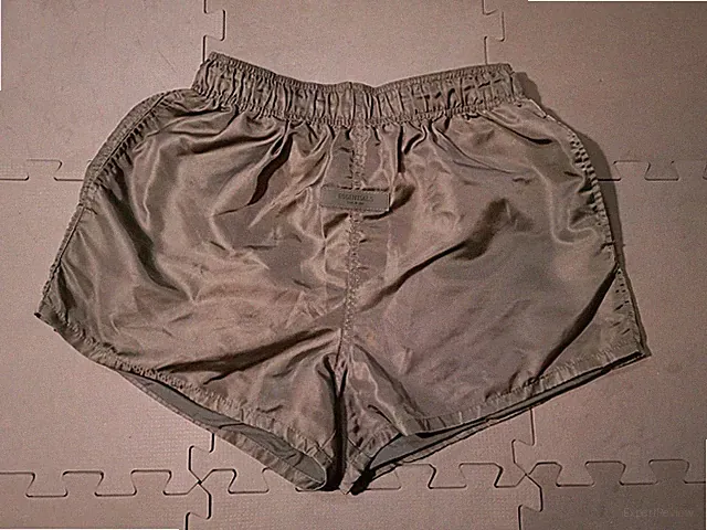 Essentials Fear of God Shorts Men's size Small, green, 2.5" inseam