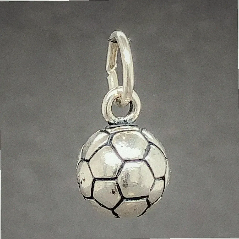Estate Sterling Silver Soccer Ball Charm