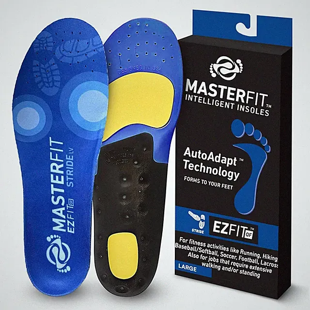 EZQF Stride Low Volume Sport Insoles for Men - Sports Insoles for Cleats, Eas...