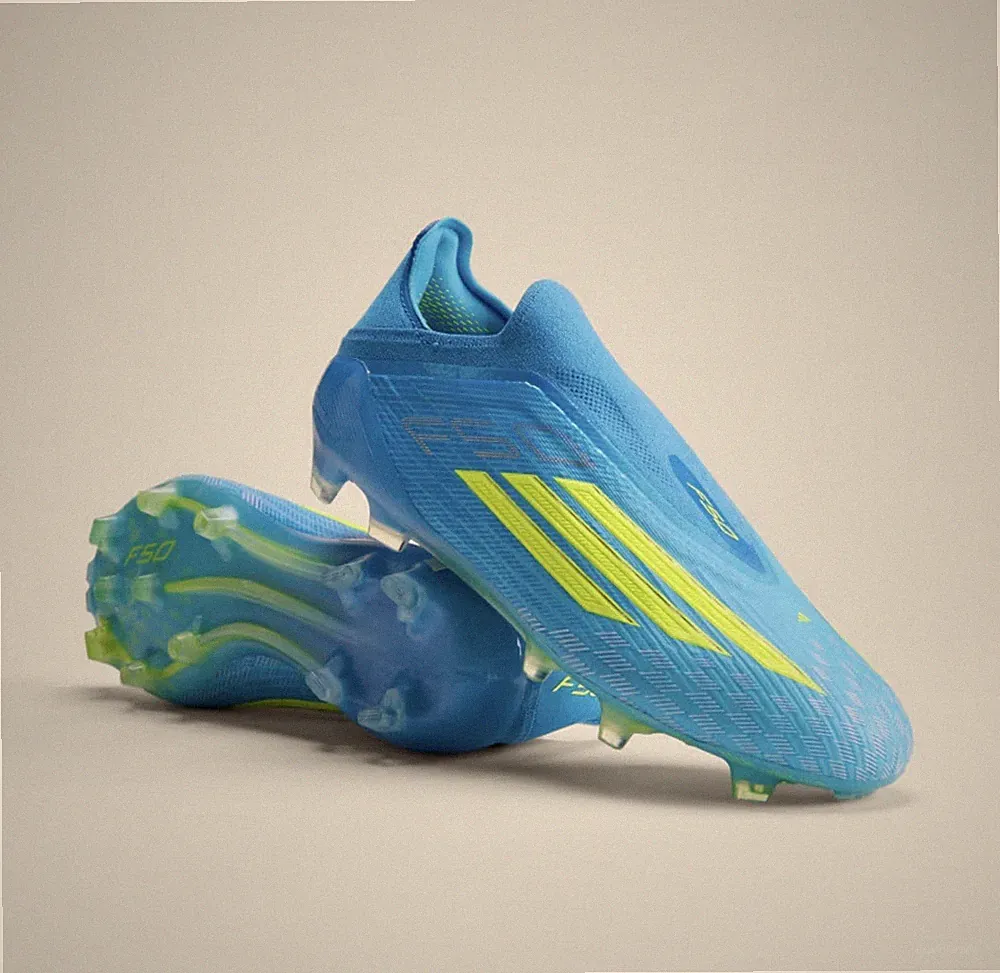 F50 LEAGUE LACELESS FIRM GROUND / MULTI GROUND SOCCER CLEATs