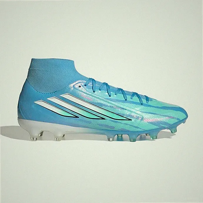 F50 SPARKFUSION PRO MID CUT FIRM GROUND / ARTIFICIAL GRASS SOCCER CLEATS size 9
