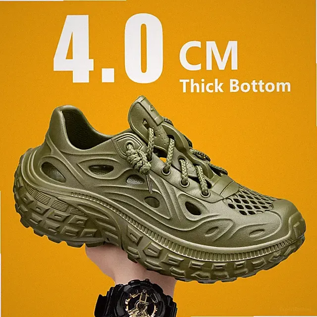 Fashion Garden Shoes Non-slip Platform Sandals Men's Outdoor Thick Bottom Beach