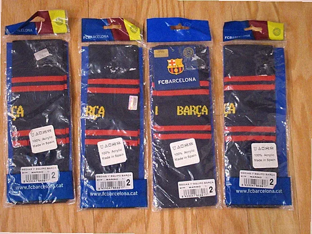 FC Barcelona Barca Soccer Club Socks ~~4 PAIRS~~