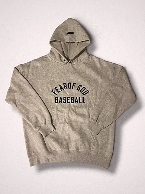 Fear of God Baseball Hoodie Essentials 7th Collection Size Medium NEW Sweatshirt