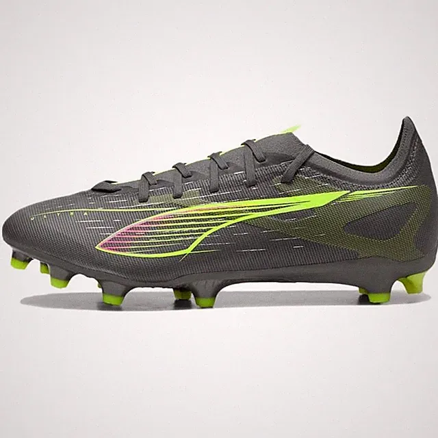 FG Firm Ground Abrasion Resistant Soccer Shoes Unisex Black 108166-03 Unisex