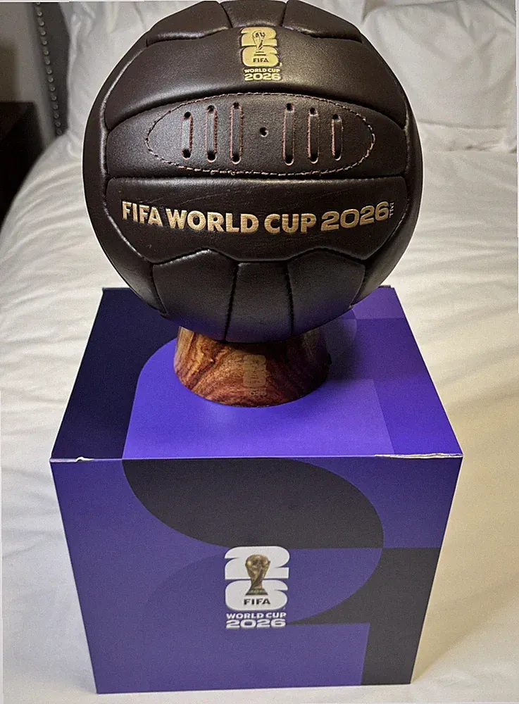 FIFA World Cup 2026 Leather Soccer Ball Bronze Final VIP Hospitality Gift Size 5