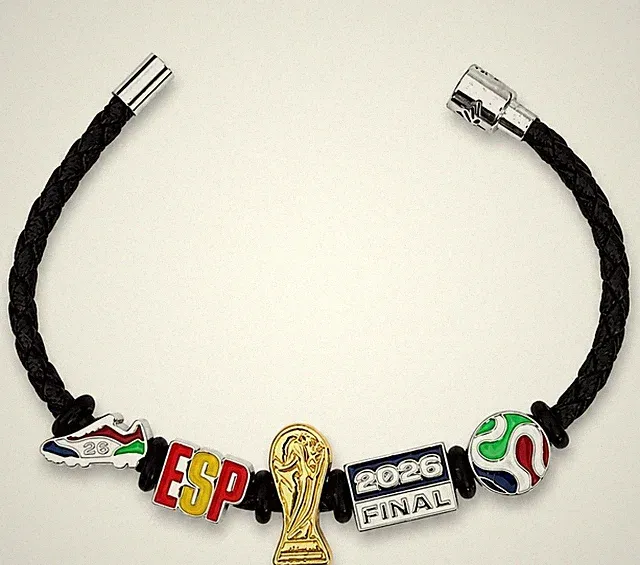 FIFA World Cup 2026 Spain Trophy Final Bracelet Large 9” Bank of America