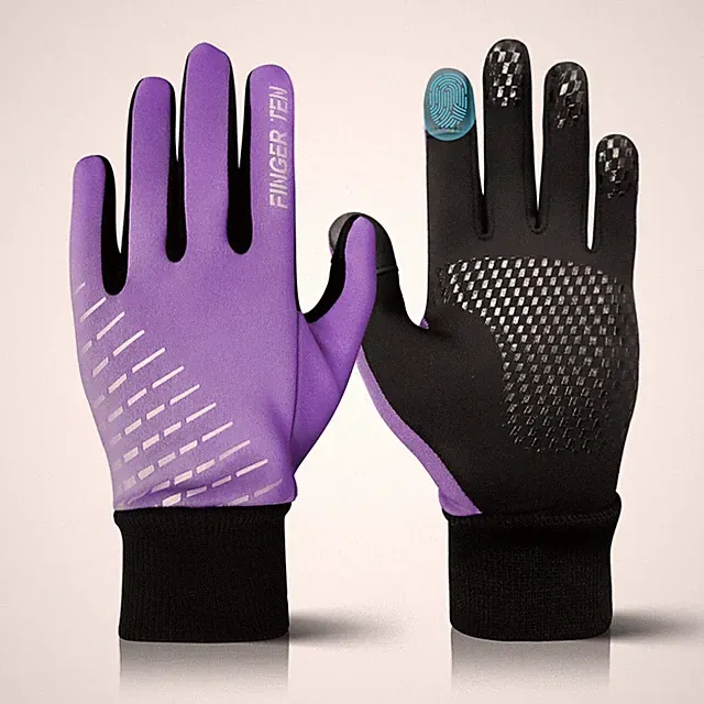 FINGER TEN Winter Gloves Touchscreen for Kids Boys Girls Running Thermal Glov...