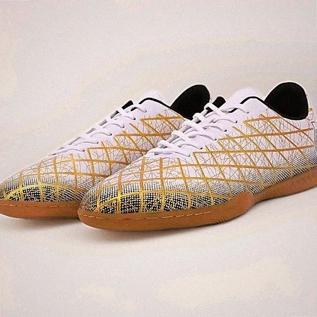Flat Outsole Mens Indoor Soccer Shoes Futsal Traine Sneaker for Training