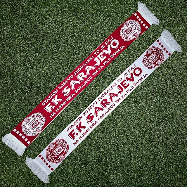 Football scarf FK Sarajevo soccer scarves
